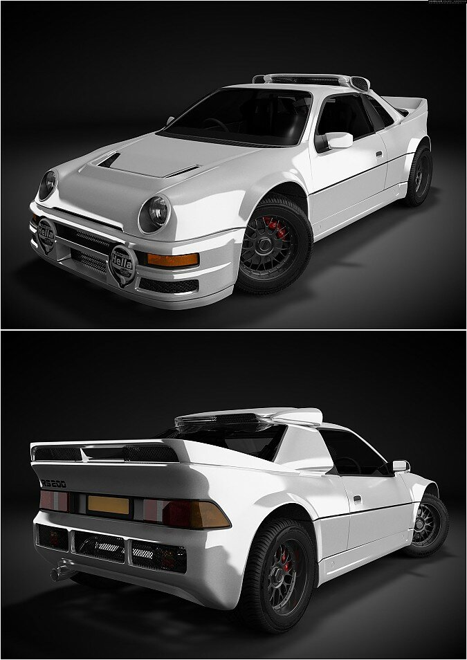 Ford Rs200 (1984) by DaveCox in 3D Car Gallery || Rating: 2.30